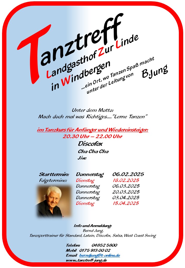 Windbergen Tanzkurs Tanztreff 06.02.2025